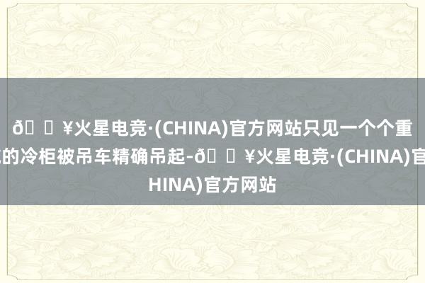 🔥火星电竞·(CHINA)官方网站只见一个个重约26吨的冷柜被吊车精确吊起-🔥火星电竞·(CHINA)官方网站